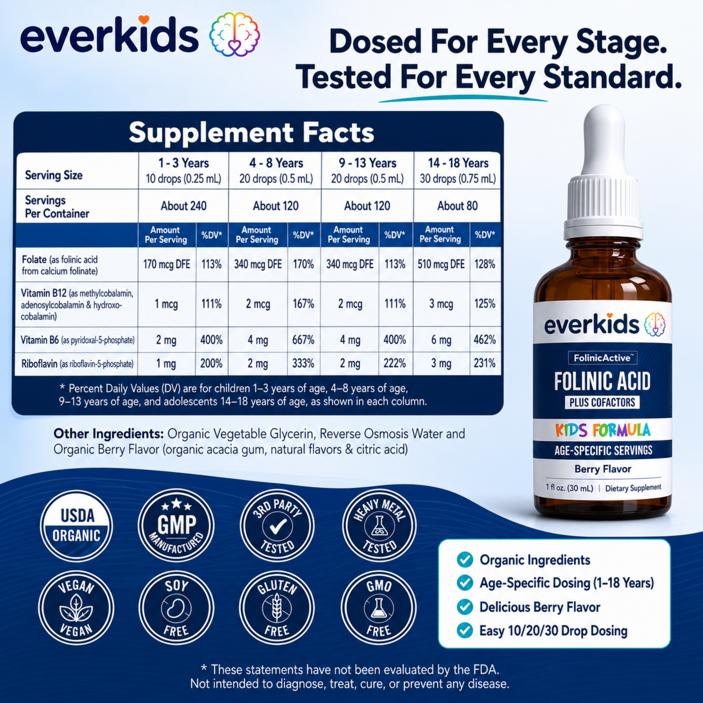 Synaptix Organic Folinic Active Kids