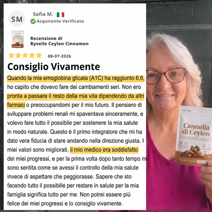 Cannella Ceylon Equivalente a 7200mg con Olio MCT